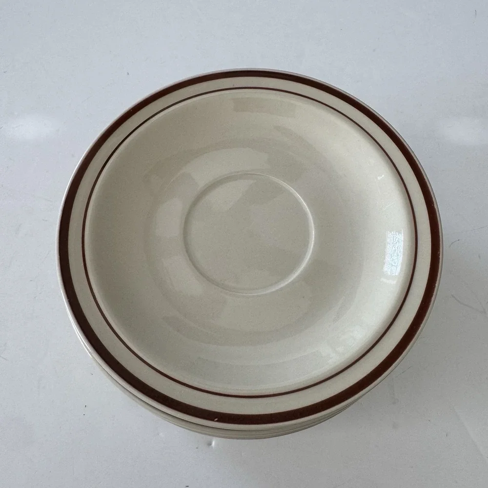 Kasuga Vintage Fuji Stone Winter Wheat Set of 7 Bread Plates 6.5